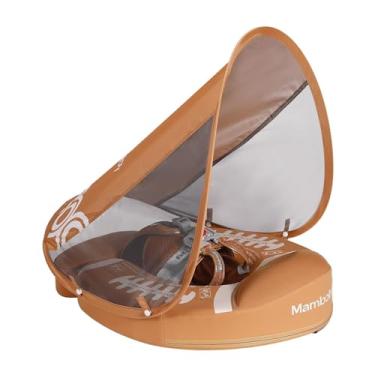 Imagem de A boia de natação para bebês da Mambobaby possui um design sólido não inflável para evitar que caia, com proteção FPS 50+, material de couro amigo da pele, para meninos e meninas