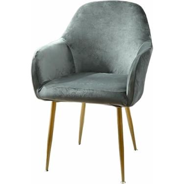 Imagem de Capa protetora para cadeira de jantar com encosto curvo e apoio de braço, elástica, ideal para casa, hotel, escritório e como peça decorativa.