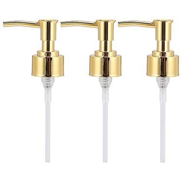 Imagem de Naroote Bomba Dispensadora Bocal de Garrafa de Shampoo de para Loção de Sabão - Material ABS Durável para óleo de Massagem de Gel de Banho - Tipo Universal, Pacote de 3, Aplicável para Todos Os