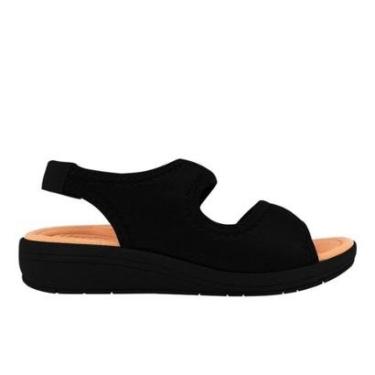 Imagem de Sandália Usaflex Anabela de Neoprene-Feminino