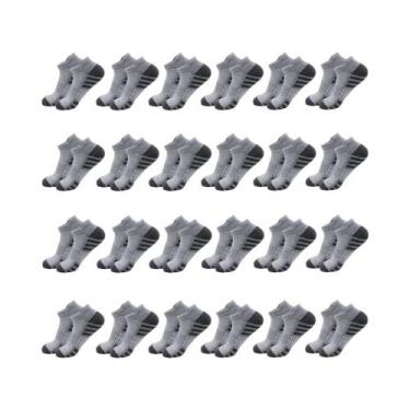 Imagem de Meias De Corrida Cano Curto Acolchoadas E Respiráveis Para Homens E Mu