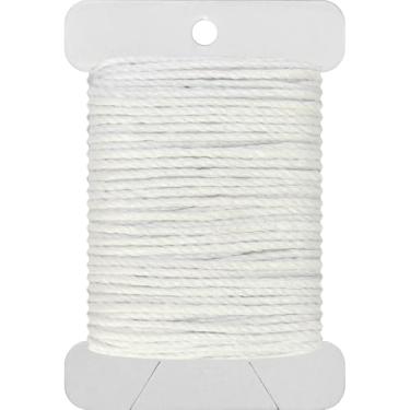 Imagem de QCZKB Fio de crochê clássico 100% fio de algodão puro, nº Col: B5200, branco