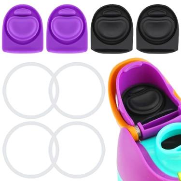Imagem de ZONBBEE Rolha de substituição e anel de vedação O de silicone compatível com Owala FreeSip 680 g, tampa de anéis de vedação superior de garrafa para Owala 16/19/24/32/1,134 g, acessórios de inserção