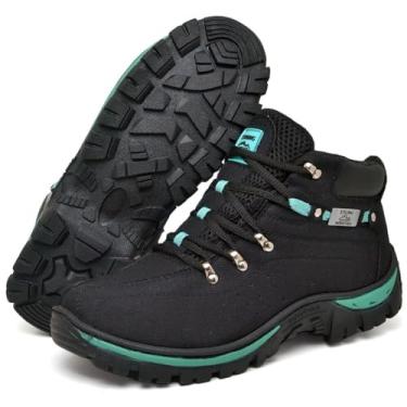 Imagem de Coturno Masculina Unisex Bota Adventure Feito De Lona Refoçada