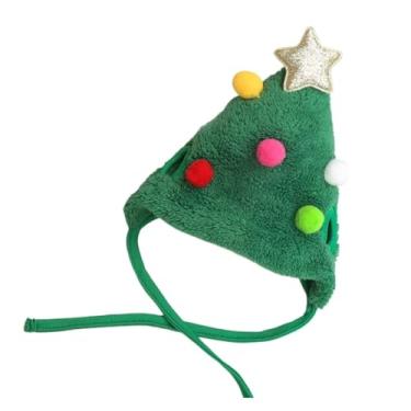 Imagem de Inverno pequeno, médio, grande, suprimentos para cães, gatos, chapéu de Natal, roupas para animais de estimação, chapéu de Papai Noel, cachecol triangular para animais de estimação (tipo b)