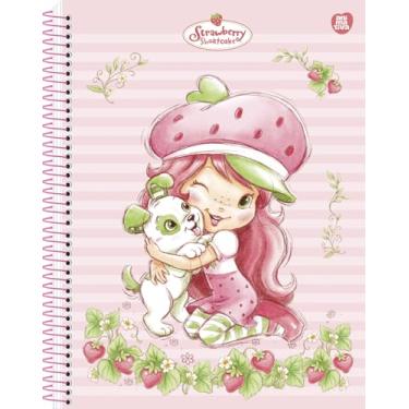 Imagem de Caderno Colegial Animativa, 10 matérias, 160 folhas, Capa Dura, Moranguinho B