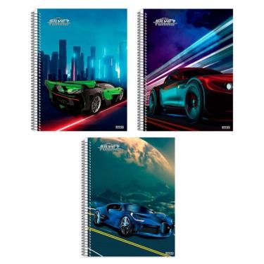 Imagem de Caderno Unv Espiral Capa Dura Silver Tuning 80F 1Mat