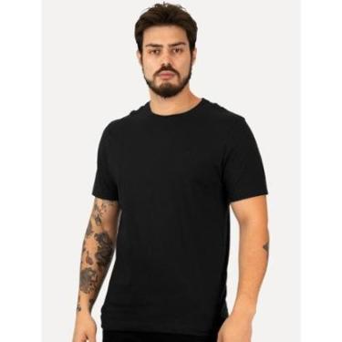 Imagem de Camiseta Individual Masculina Slim Light Logo Preta-Masculino