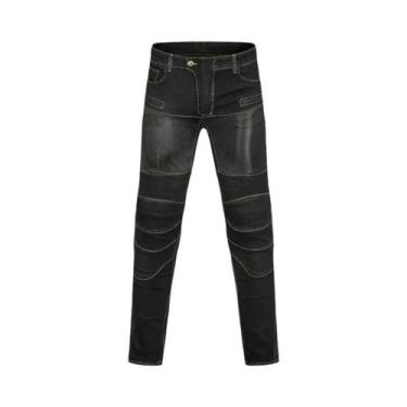 Imagem de Calças De Motocicleta Respiráveis Para Homens E Mulheres, Jeans Protet
