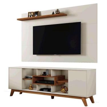 Imagem de Conjunto Rack e Painel Detroit Sala TV até 65 Polegadas - Carmolar Móv