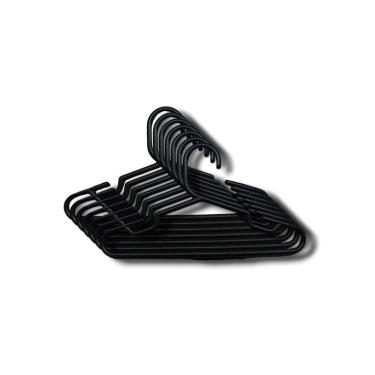 Imagem de Kit Com 25un. Cabide Infantil Pp Preto