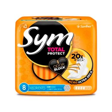 Imagem de Absorvente Ação Ultra Seca C/Aba Sym 8UN