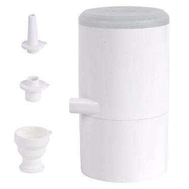 Imagem de Bomba de Ar Elétrica Sem Fio Recarregável via USB com 3 Bicos e Luz LED Inflador Desinflador Rápido Portátil para Colchões Infláveis Brinquedos Piscin