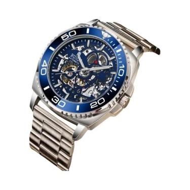 Imagem de Relógio Automático Mecânico Masculino Em Aço Inoxidável À Prova d'Água