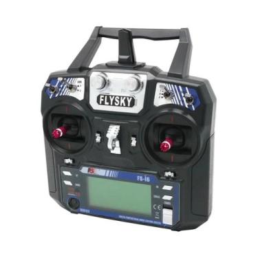 Imagem de Transmissor FLYSKY FS-i6 6CH 2.4G Com Receptor iA6 iA6B X6B A8S R6B iA
