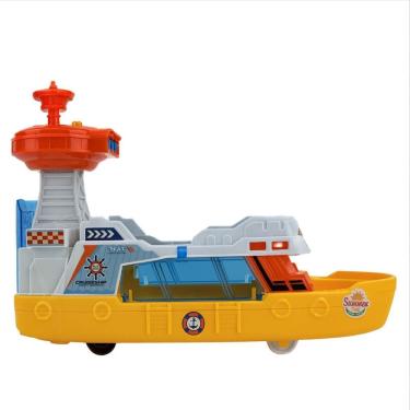 Imagem de Navio Marítimo Brinquedo Mega City +3 Anos Luzes Sons Fricção BBR Toys