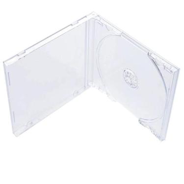 Imagem de Caixa Para Cd DVD - Box Estojo Acrilico - Kit Com 15 Peças - Webstore