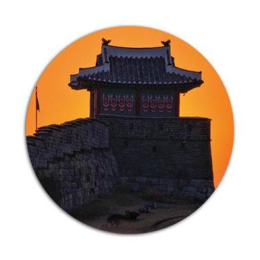 Imagem de Quadro Redondo Personalizado 50x50cm Impressão Direta No Mdf - Artsim 