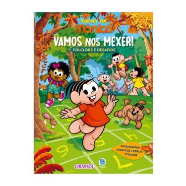 Imagem de Livro - Turma da Mônica - Folclore e Desafios: Vamos nos mexer!