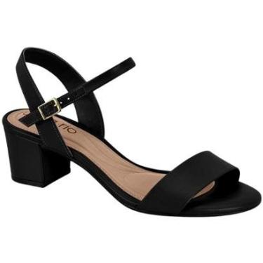 Imagem de Sandália Feminina Salto Quadrado Baixo Beira Rio 8246.1176.9569-Feminino