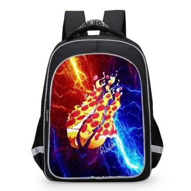 Imagem de Mochila escolar Chads Wilds Anime para crianças de nylon 28x17x42cm - 