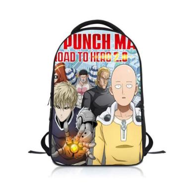 Imagem de Mochila escolar One Punch Man Anime para crianças - yiweisai