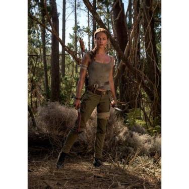 Imagem de Pôster com arte de parede Tomb Raiders Angelinas Jolies Anime 30x42cm 