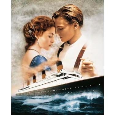 Imagem de Pôster de decoração de parede Anime Titanic Leonardo DiCaprio - yiweis