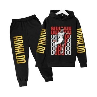 Imagem de Conjunto De Agasalho Infantil Com Estampa Do Ronaldo, Moletom E Calças