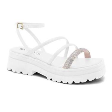 Imagem de SANDALIA RAMARIM TIRA STRASS AURORA BOREAL REF 2338204-Feminino