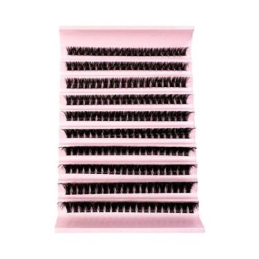 Imagem de Cachos De Cílios Naturais Com Efeito Wispy 200 Peças 9-16MM Curvatura 