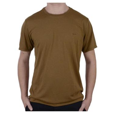Imagem de Camiseta Masculina Ogochi Essencial Slim Marrom - 0065-Masculino