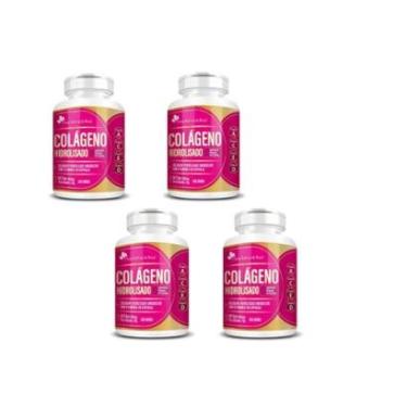 Imagem de Kit 4 Colágeno Hidrolisado 400mg + Vitaminas A C E D 4x60 cps Flora Nativa-Unissex