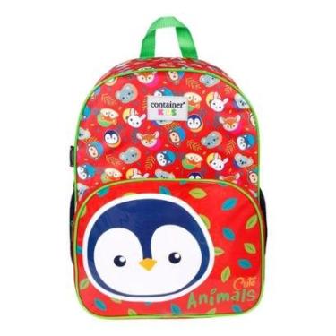 Imagem de Mochila Costas Pinguim Infantil Escolar Animais Container Kids Dermiwil-Unissex