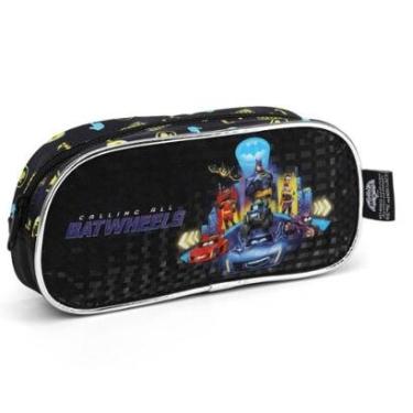Imagem de Estojo Escolar BatWheels DC Heróis Infantil Luxcel-Masculino