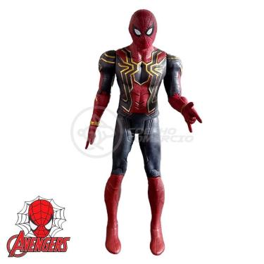 Imagem de Boneco Action Figure Homem Aranha Traje de Ferro8 com Função Musical e 4 Garras Smart Bracelet