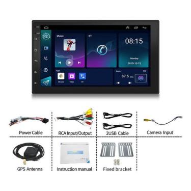 Imagem de Navegação GPS para carro Android com tela sensível ao toque de 7 poleg