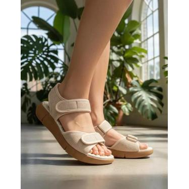 Imagem de Sandália Papete Feminina Ortopédica Anatômica Massageadora Leve Macia 