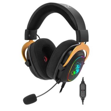 Imagem de Headset Gamer Redragon Harry Potter Zeus 7.1, Edição Especial, Preto e
