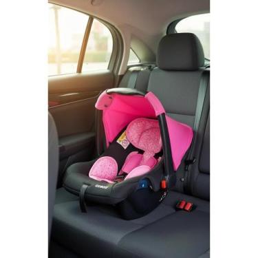 Imagem de Bebê Conforto 0-13kg Rosa: Leve, Seguro e Versátil - Congratulations S