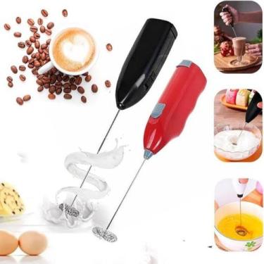 Imagem de Mini Mixer Misturador de Bebidas Batedor Elétrico Leite Capuccino Clar