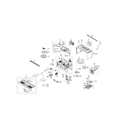 Imagem de Capacitor de Micro-ondas Samsung DE97-00753A Peça OEM