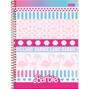 Imagem de Caderno Foroni universitário Barbie espiral 160 folhas