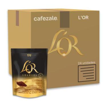 Imagem de Café Gourmet Solúvel Lor Classique Kit 24 Sachês 40g - L'OR