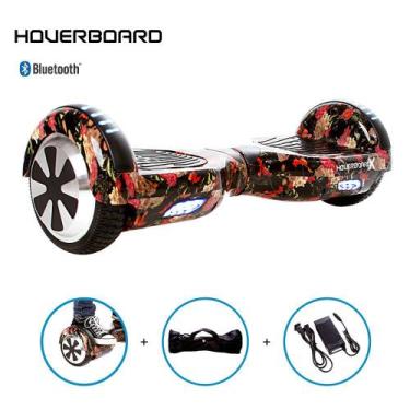 Imagem de Hoverboard 6,5 Caveira Mexicana Flores Hoverboard Bluetooth