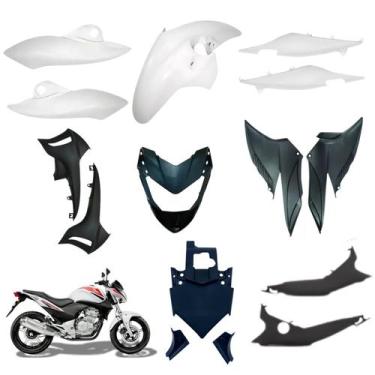 Imagem de Kit Carenagem Completo Branco Honda Cb300r 2009 2010 2011 2012 2013 20