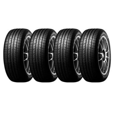 Imagem de Kit 4 Pneus Dunlop 195/60r15 Sport Fm800 Preto