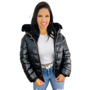 Imagem de Jaqueta Feminina Puffer Metalizada Importada 620277 - Facinelli, G, Pr