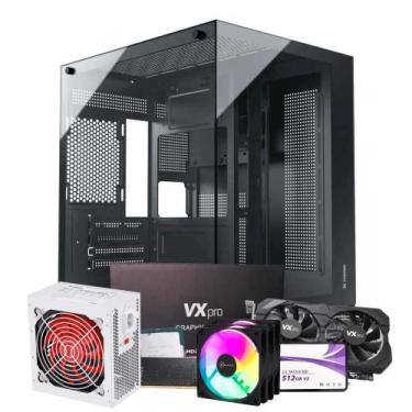 Imagem de PC Gamer i7 7 RX580 8GB 16GB SSD 512GB RGB Aquário Montado - OEM