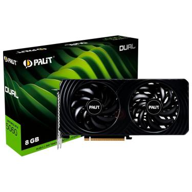 Imagem de Placa de Vídeo Geforce RTX5060 Dual 8GB GDDR7 com Ray Tracing DLSS 3.5 e AV1 Encoding P...